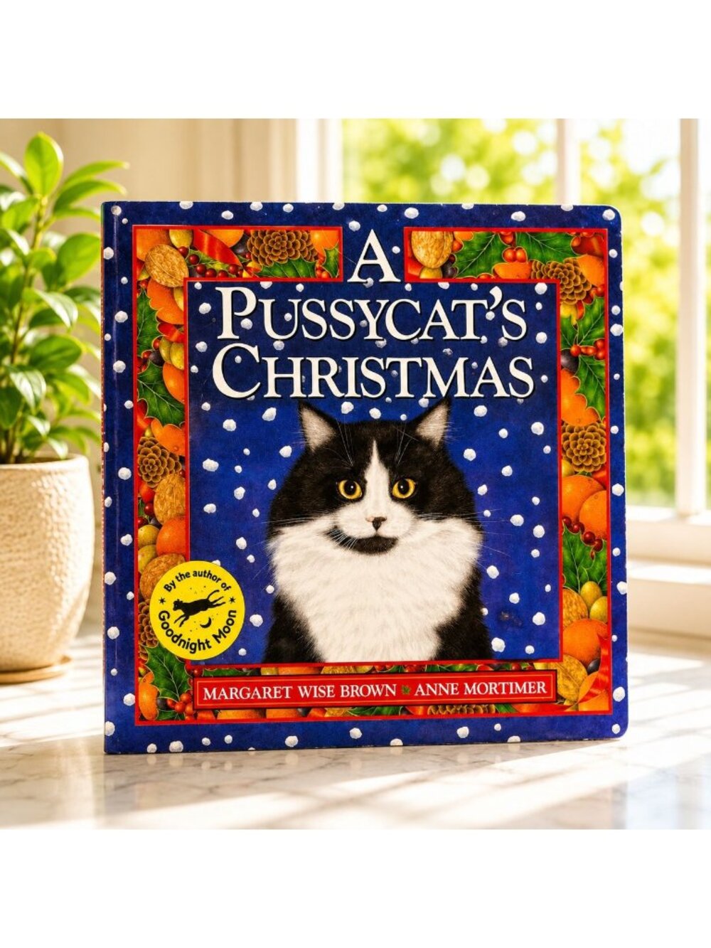 A Pussycats Christmas By Margaret Wise Brown & Anne Mortimer Hardcover 1994 Harp